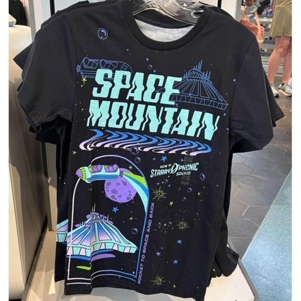 Space Mountain Arrives In Tomorrowland Disney Retro Fan Tee T-Shirt
